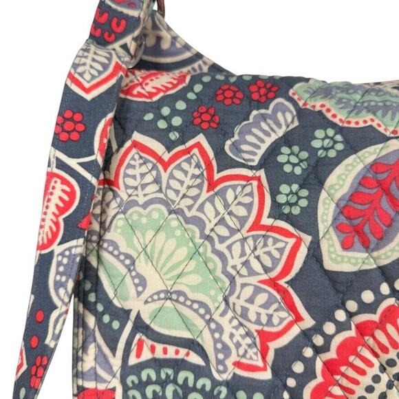 Vera Bradley Nomadic Floral Quilted Crossbody Purse Handbag Shoulder Bag Gray - Picture 3 of 16